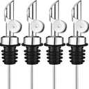 Pafuen Auto Liquor Pour Spout (4, Silver)