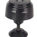 DAUZ Mini WiFi Security Camera, 1080P HD Night Mini Motion Detection APP Control Strong Magnet Home Security Cameras for Baby for Office for Pet (Black)