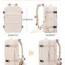 Expandable Travel Backpack For Women Men Airline Approved Personal Item Backpack For Airlines Carry On Backpack Flight Approved Waterproof Backpack For Traveling On Airplane Weekender Travel Bag