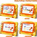 Large Magnetic Drawing Board Toddler Toys for 3 4 5 6 Year Old Kids Girls Boys, Doodle Board Montessori Preschool Educational Travel Toys Gifts for 3 4 5 6 Year Old Etch Sketch Erasable Writing Pad