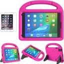 SUPLIK Kids Case for iPad Mini 5/4/3/2/1 (7.9"), Durable Shockproof Protective Handle Bumper Stand Cover with 2*Screen Protectors for 7.9 inch Apple iPad Mini 5th/4th/3rd/2nd/1st Generation, Pink