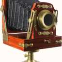 collectiblesBuy Decorative Old Model Retro Replica Vintage Camera Natural Brown Home & Office Dcor