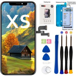 EFAITHFIX for iPhone Xs LCD Screen Replacement 5.8 Inch Assembly Display and 3D Touch Screen Digitizer with Repair Tools Kit for A1920/A2097/A2098/A2099/A2100 with Waterproof Adhesive Tempered Glass