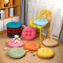 Fumete 12 Pcs 16 Inch Round Floor Cushions for Kids and Toddlers, Flexible Seating Classroom Furniture Floor Pillow for Home, Daycare, Preschool, Yoga and Meditation (Elegant), 16 x 16 x 3.6 inches
