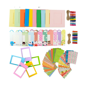 Bundle Kit Accessories for Fujifilm Instax Mini 99/12/11/40/7+/8 Evo Liplay Camera Films (Sticker, Desktop Frame, Rectangle& Animal Wall Hanging Frames, Clips with String)
