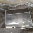 Empty Acrylic Mahjong Case Mahjong Storage Box for American Tiles and Mahjongs Cards Transparent Display Box for Mahjongs Tiles Accessories Supplies (Medium, 2 Compartment)