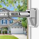 Extra Long Tension Curtain Rod, Silver, 41-67 Inch (4-5.6ft), Tension Rod