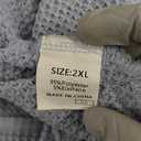 SHEWIN Long Sleeve Shirts For Women Oversized Sweatshirt Crewneck Waffle Knit Fall Tops for Women 2025 (XX-Large, 9 Sky Blue)