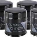 Kefly 90915-YZZD1 Engine Oil Filters 90915-YZZD2 Fits for Toyota Camry Tacoma Highlander Tundra Lexus Replaces 90915-YZZG2 90915-20003 90915-20001 (6-Pack)