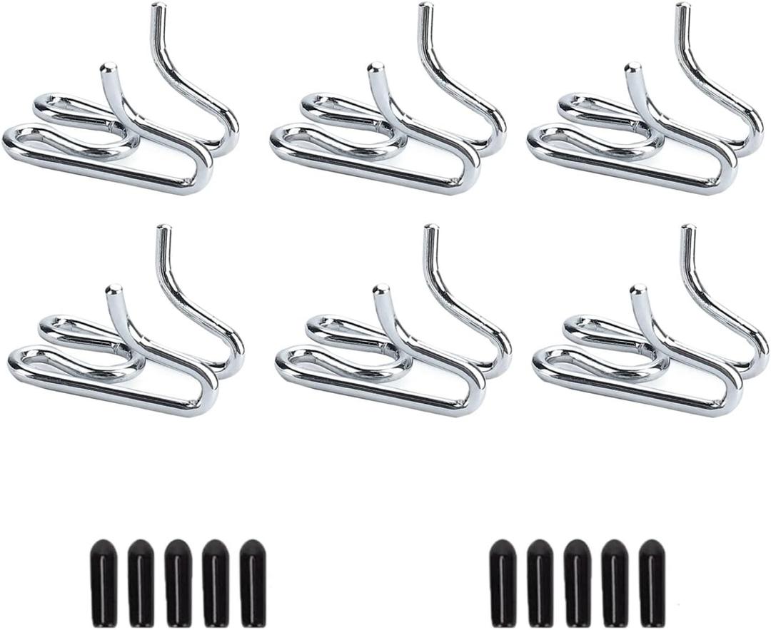 6 Pack Extra Links Prong Collar for Dog- Replacement 2.5mm Stainless Steel Pinch Collar for Dogs Links Extra Training Collar Links Fit Thickness Measure