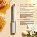 3 x Honey Lip Tinted Lip Balm, Nourishing Hydrating Natural Color, Moisturizing Lip Care for Soft Lips for Daily Use, Enhances Lips with a Subtle Tint, Long Lasting, Lightweight (2PCS Pink, Large)