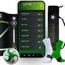 TECKNIX Soccer Training mat with app - Soccer Dribble Trainer for Kids- Soccer Skills Training Equipment - Indoor Soccer Training Game - Ideal Gift Set with Non-Slip Socks and Ball.