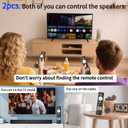 2PCS Replacement Remote Control for Hisense Smart Google TVfor UHD 4K ULED Google TVs,for Mini-LED ULED 4K TV Series