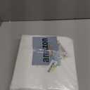 H.VERSAILTEX Natural Linen Curtains Linen Textured Living Room Curtain Light Filtering Tab Top Window Treatments Panels Highly Durable Curtain Panels for Bedroom (2 Panels, 52" x 84", Pure White)