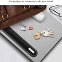 Stylus Holder for Apple Pencil 1st & 2nd, USB-C, Pro, and Slim Stylus  Rip-Resistant Elastic Sleeve, Microfiber Base, and 3M Adhesive for Attaching to iPad & Tablet Cases, Black