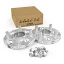 Customadeonly 4x114.3 Forged Hubcentric Wheel Spacers 15mm (2pcs) – Compatible for Nissan 240SX, 300ZX, Sentra, 240Z, 280ZX, Infiniti G20, M30 (66.1mm Center Bore, M12x1.25 Studs)