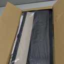 2-Tier Desktop Filament Storage Rack with Fabric Drawer - 3D Printer Filament Spools Holder Shelf for PLA/ABS/TPU Filaments, Tabletop Organizer for Home Office, Workshop Studio (Black Single Row)