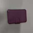 for MagSafe Wallet, Magnetic Phone Wallet RFID Blocking, Slim 5-8 Card Holder with Cash Slot & Clear ID Window, Minimalist Mag Safe Wallets for iPhone 17/16/15/14/13/12 Series, Amethyst Purple