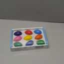 9 Color Egg Shaped Crayons,Plam Grip Washable Paint,for Fotoddlers, Kids,Children
