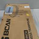 BCAN 450LBS/550LBS Foldable Mini Trampoline, 40"/48" Adult Fitness Trampoline with Durable Bungees, Stable & Quiet Exercise Rebounder,Great Mini Trampoline for Indoor/Garden Workout