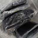 Bathroom Rug Set 5 Piece, Memory Foam Bath Mat Set, Super Absorbent Bath Mats for Bathroom - Non-Slip & Washable Bathroom Rugs - Dry Quickly Bath Rugs, Black Bathroom Rug Set