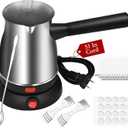 TOKPELA Wax Melter for Candle Making, Stainless Steel Electric Candle Wax Melter, Double Pouring Spout Candle Wax Melting Pot with 51IN Cord and Hot Plate, Candle Making Pot Kit for Beginners