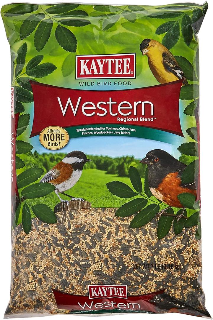 Kaytee Western Regional Wild Bird Seed, 7 lb (7 Pound (Pack of 1)), BB Date: 07/01/2027