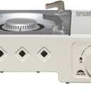 Mini Cassette Stove, Portable Magnetic Butane Stove 2.1KW - Compact Camping Cooktop with Piezo Ignition & Multi-Stage Flame Control