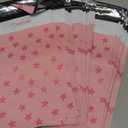 6x9 Designer Poly Mailer 100 Pack Heavy Duty Waterproof Self Seal Shipping Bags for Small Business Large Mailing Envelopes Bulk Tear Resistant Cute Packaging Seeing Stars Pink