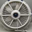 Lasko WINDMACHINE 20" High Velocity Floor Fan with 3 Speeds, 360 Directional Airflow, Portable Air Circulator Fan for Home, Garage & Workshop, Fully Assembled, Gray, 3301