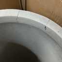 Kante Set of 2 Weathered Concrete Round Planters 24" Tall Home & Outdoor