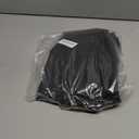 X AUTOHAUX Bimini Top Storage Boot Cover with Light Hole Boat Bimini Storage Bag 600D Polyester Canvas Sun Resist Universal for 3 Bow 4 Bow (85"-90"W, Black)