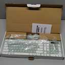 Wireless Keyboard and Mouse Combo, Full-Sized Wireless Keyboard and Adjustable DPI Mouse, 2.4GHz USB Receiver, Silent Keyboard and Mouse for PC, Windows, MAC, Desktop, Laptop (Avocado Green)