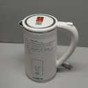 PARIS RHNE Electric Tea Kettle, 1.7L Temperature Control Electric Kettle, 4H Keep Warm Water Boiler with 6 Presets, LED Screen Electric Kettles for Boiling Water, Boil-Dry Protection, BPA Free (Ivory)