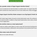Orgain Organic Nutritional Vegan Protein Shake, Vanilla Bean - 16g Plant Based Protein, Meal Replacement, 21 Vitamins & Minerals, Fruits & Vegetables, Gluten Free, Non-GMO, 11 Fl Oz (Pack of 12)