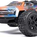 ARRMA RC Truck 1/8 KRATON 4X4 6S BLX BRUSHLESS V6 Speed Truck RTR (Lipo Battery and Charger Not Included) (Blue/Orange), ARA8608V6T1