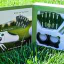 Golfer's Best Golf Gift Set: Tool - Stroke Counter, Divot Tool Repair, Brush, Ball Marker, Cleat Tightener, Club Groove Cleaner Belt Tee Holder Tees Belt Ball Holder - Gift Idea For Men Women (Green, White, Black)