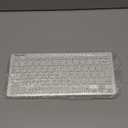 TECKNET 2.4G Wireless Keyboard, Ultra Slim Compact Computer Keyboard with Media Hotkeys, Silent Small USB Keyboard for Laptop PC Desktop Smart TV Notebook Chromebook-Silver