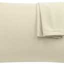 Uxcell 2 Pack Pillow Cases Soft 1800 Series Microfiber Pillowcases Set with Zipper Standard(20"x26") Khaki