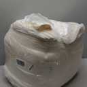 ENITYA 19" Back Pillow for Bed Sitting up, Big Pockets and Washable Removable Cover, Reading Chair for Watching TV/Reading/Gaming/Resting in Bed, Couch or Floor, Medium(Ivory)