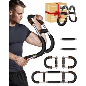 2026 New Saker PowerTwist Arm Trainer, Adjustable Forearm Strengthener, Arm Exercise and Chest Workout Equipment for Home Gym, for Men, Ideas for Fitness Enthusiasts