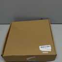 Wooden Wall Clock with Retro Design, 11 Inches Round Wall Clocks Battery Operated Silent Non-Ticking, Big Arabic Numerals, for Kitchen Living Room Classroom Gym and Pool, Brown