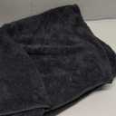 Luxury Bath Towels Set - 12 Piece (4 Large Bath Towels,4 Hand Towels,4 Washcloths), 100% Microfiber,Extra Absorbent Super Soft & Quick Dry,Complete Family Pack for Bathroom Gym Pool,Black