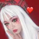 White Wig with Bangs, Long Straight White Wig for Women, 27 Inch Heat Resistant Synthetic Womens Hair Wigs for Cosplay Party Halloween
