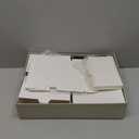 Decorative Photo Storage Box - Linen Photo Box Organizer with Dividers, Fits Holds Up to 1700 Pictures and 4x6 Photos, Memory Keepsake Organizer for Photos, Scrapbook Supplies, Cards, Stamps (Beige)