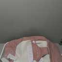 Baby Delight Alpine Deluxe Portable Baby Bouncer | Infant | 0-6 Months | 100% GOTS Certified Organic Cotton Fabric | Organic Rose