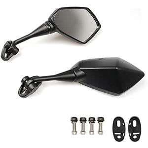 Mamiko Motorcycle Rear View Mirrors Compatible with CBR300R CBR500R CBR600 F4 F4I CBR600RR CBR1000RR CBR900 CBR919 CBR929 CBR954 VTR1000 GT125R GT250R GT650R GT650S Rear Mirror Replacement