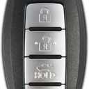 KeylessOption Key Fob Replacement Nissan 350Z, Altima, Armada, Maxima, Quest, and Sentra  Infinity EX35, FX35, FX45, G35, I35, Q45, and QX56  OEM KBRASTU15 and CWTWB1U758 (1-Pack) (One)