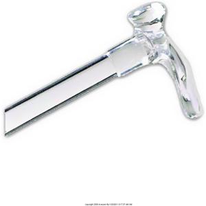 Contour Handle Lucite Cane - Left
