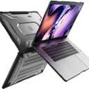 SUPCASE [Unicorn Beetle Series] Case Designed for MacBook Pro 16 inch A2141 (2019 Release), Slim Rubberized TPU Bumper Cover with Touch Bar and Touch ID (Black)